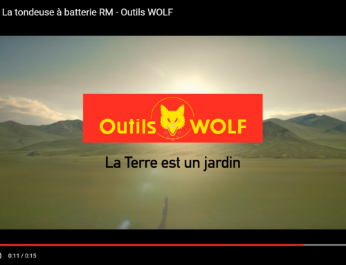 Anuncio TV del cortacésped a bateria, serie RM, de Outils WOLF